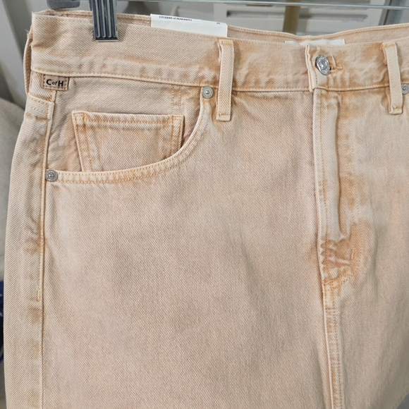 🆕️ Citizens Of Humanity Beatnik Mini Skirt in Peach Blossom - Picture 5 of 11